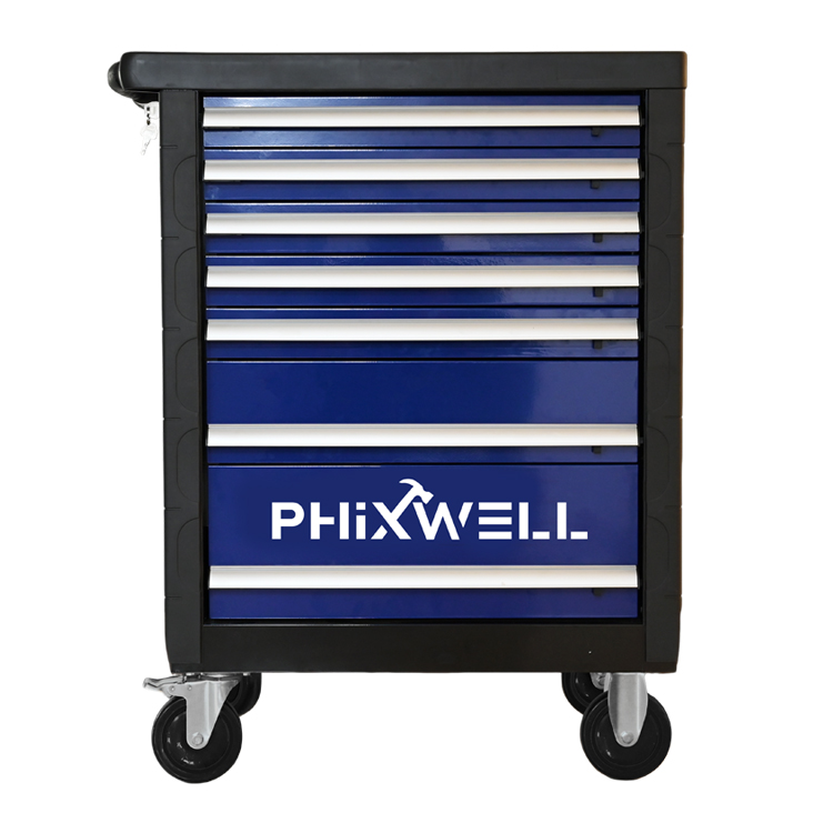 719511 PHIXWELL 7 প্লাস্টিক কর্নার প্রোটেক্টর এবং কভার প্লেট সহ ড্রয়ার টুল ক্যাবিনেট