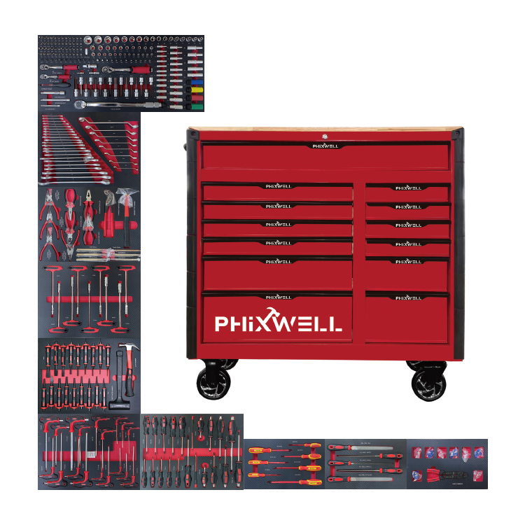 719518 PHIXWELL 13 ড্রয়ারের বড় টুল ক্যাবিনেট