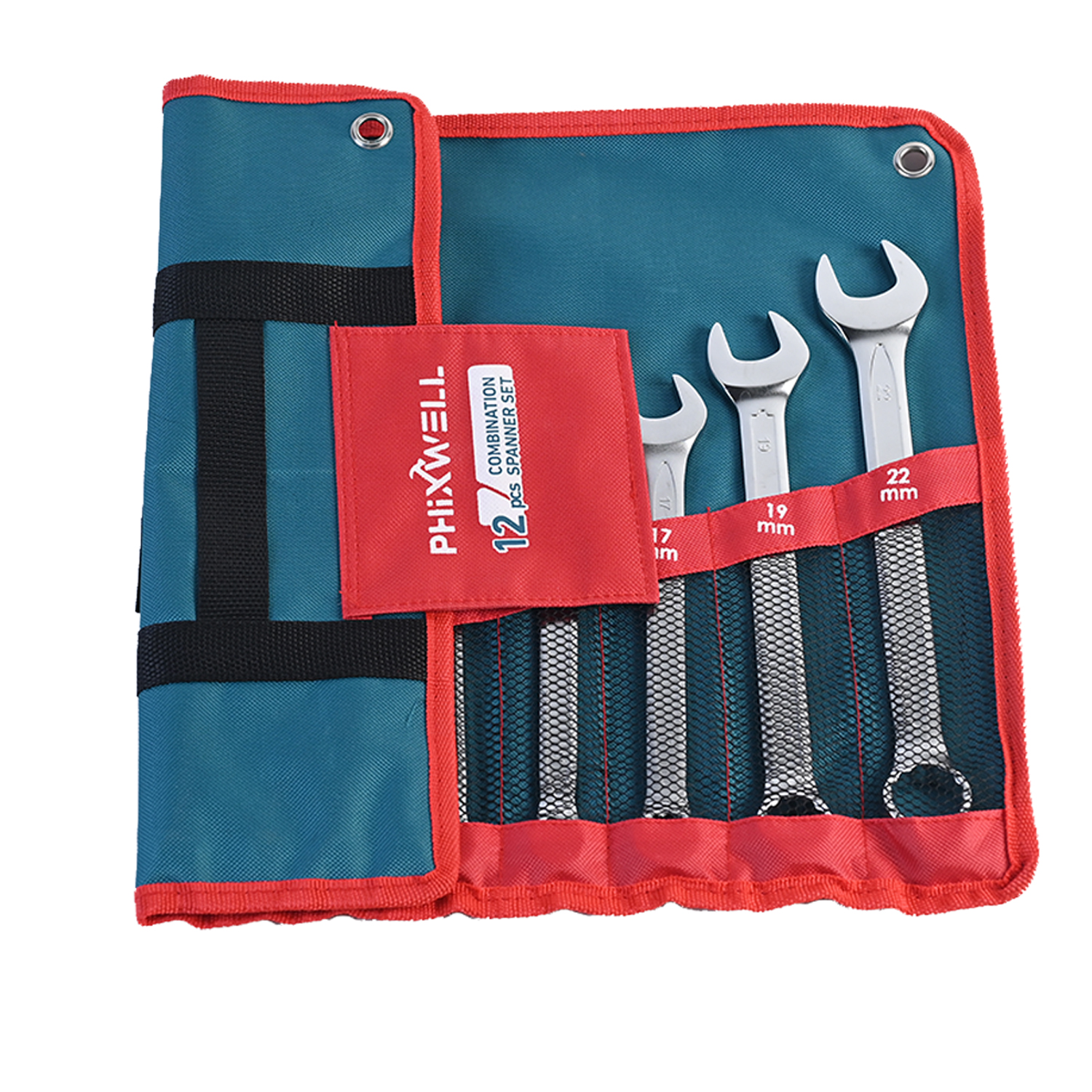 717533 PHIXWELL 12 PCS কম্বিনেশন রেঞ্চ সেট