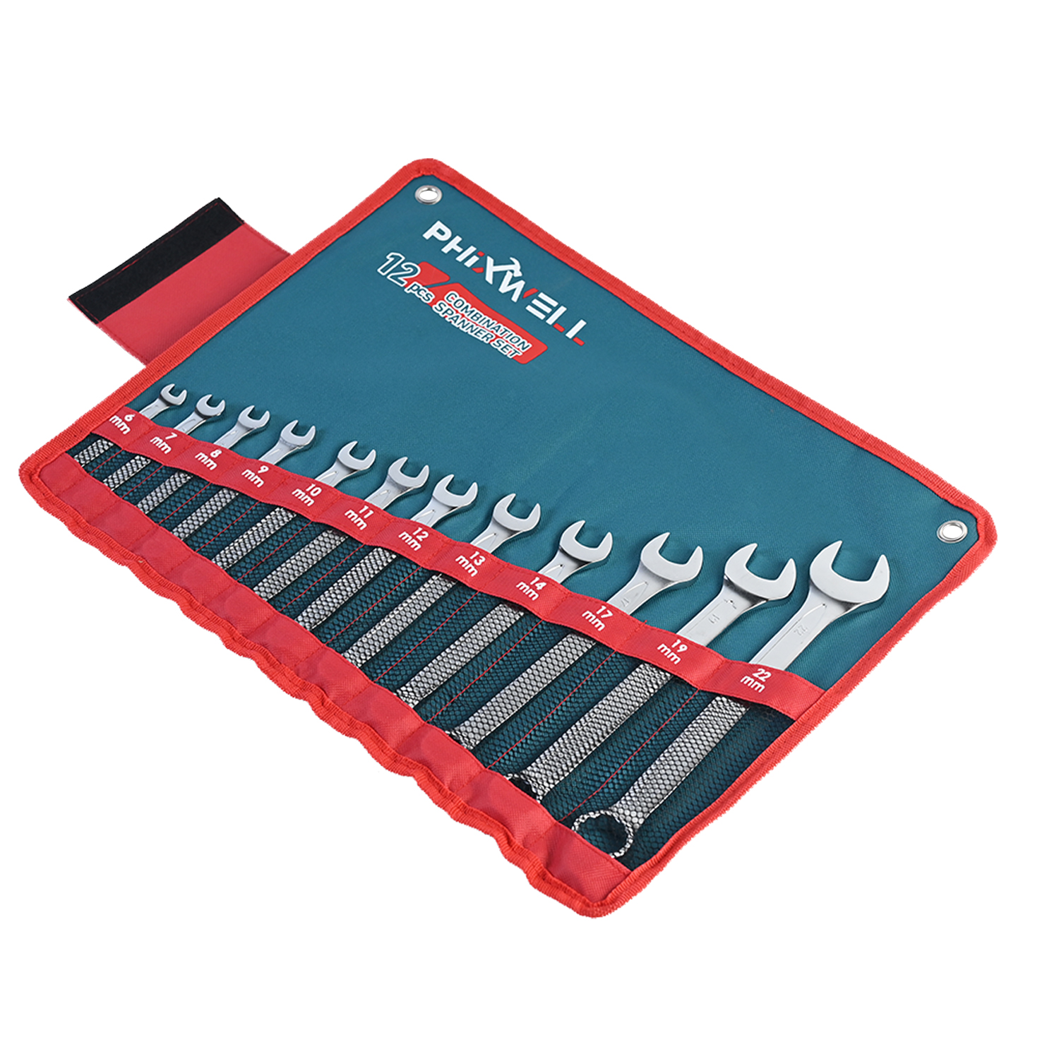 717533 PHIXWELL 12 PCS কম্বিনেশন রেঞ্চ সেট
