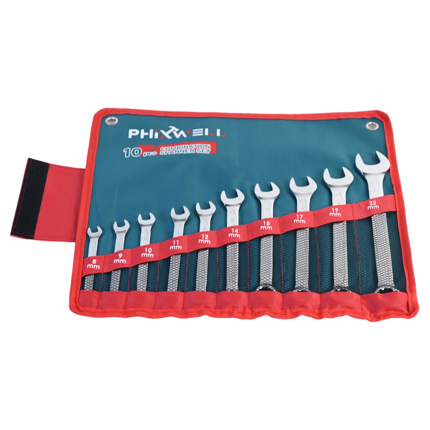 717532 PHIXWELL 10 PCS কম্বিনেশন রেঞ্চ সেট