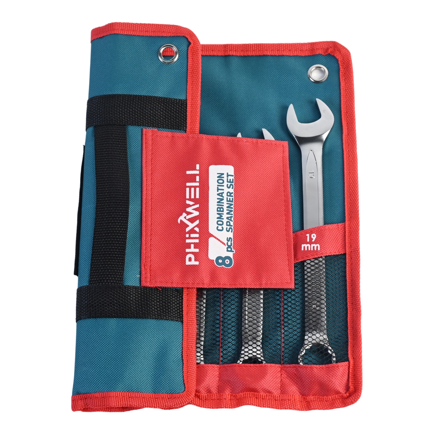 717531 PHIXWELL 8 PCS কম্বিনেশন রেঞ্চ সেট