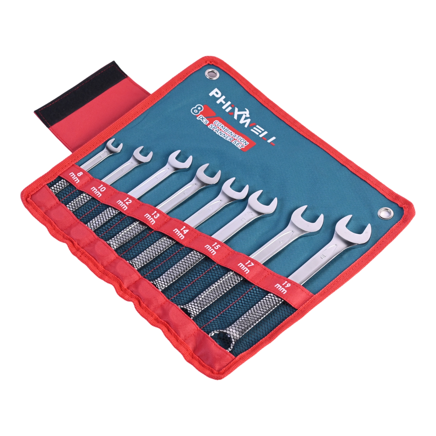 717531 PHIXWELL 8 PCS কম্বিনেশন রেঞ্চ সেট