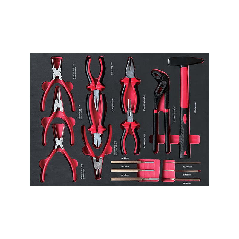 719503 PHIXWELL 249pcs টুল ক্যাবিনেট টুল সেট