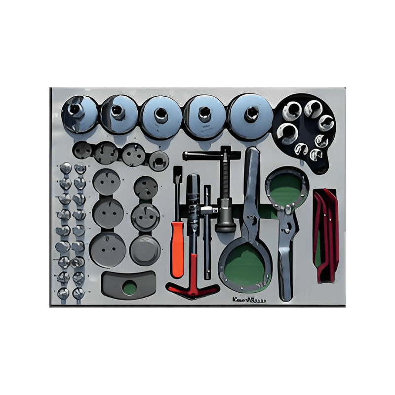 719509 PHIXWELL 7 ড্রয়ার টুল স্টোরেজ ক্যাবিনেট 309pcs টুল সেট সহ